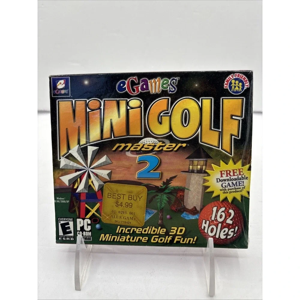 Brand New Sealed MIni Golf Master 2( EGames, PC, 2007)